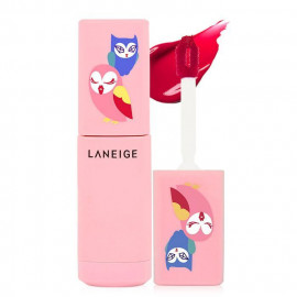image of 韓國 蘭芝 LANEIGE╳Lucky Chouette 絕色晶透唇萃(魔幻貓頭鷹限定版) 6g #.04 Marilyn Red 夢露紅唇 Korea LANEIGE╳Lucky Chouette Serum Drop Tint 6g #.04 Marilyn Red