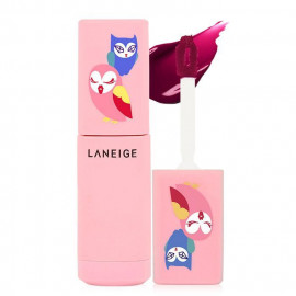 image of 韓國 蘭芝 LANEIGE╳Lucky Chouette 絕色晶透唇萃(魔幻貓頭鷹限定版) 6g #.10 Bite Me 咬我吧 Korea LANEIGE╳Lucky Chouette Serum Drop Tint 6g #.10 Bite Me