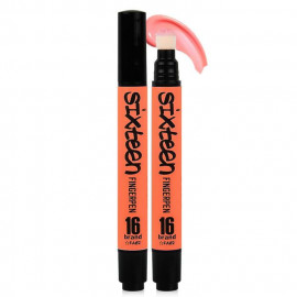 image of 韓國 16brand╳FINGERPEN 一筆搞定唇頰彩 5mL #.FA02 CORAL PINK Korea 16brand╳FINGERPEN 5mL #.FA02 CORAL PINK