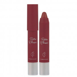image of 韓國 FORENCOS 玫瑰精華霧面持久復古色脣蠟筆 2.5g #.05 RETRO ROSE Korea FORENCOS Retro Classic Lip Crayon 2.5g #.05 RETRO ROSE