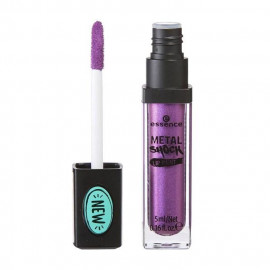 image of 德國 essence 艾森絲 搖滾情人金屬唇釉 5mL #02金屬紫 Germany essence Metal Shock Lip Paint 5mL #02 Hemlock