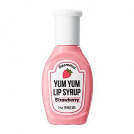 image of 韓國 the saem YUM YUM 蜜糖唇釉 03草莓(櫻花粉)10g Korea The Saem Saemmul Yum Yum Lip Syrup 10g #03 Strawberry