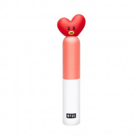 image of 韓國 VT*BT21 不掉色天鵝絨/晶潤唇釉 07.Potent Red(TATA) Korea VT*BT21 Cream & Glow Lip Lacquer #07.Potent Red(TATA)