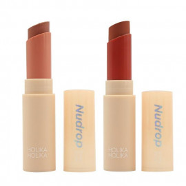 image of 韓國 Holika Holika Nudrop 春漾輕柔唇膏 (多色可選) Korea Holika Holika Nudrop Dewy Stick Nudrop Collection