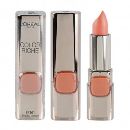 image of LOREAL 巴黎萊雅 純色訂製唇膏 4.2g #.BP501蜜桃裸棕 L'Oreal Paris Color Riche Moist Matte Lipstick 4.2g #.BP501 Peachy Brown