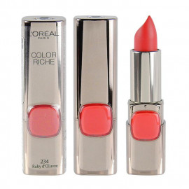 image of LOREAL 巴黎萊雅 純色訂製唇膏 (霧面) 3.7g #.234狂野艷紅 L'Oreal Paris Color Riche Moist Matte Lipstick 4.2g #.234 Ruby D'oeuvre