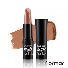 image of 法國 Flormar 絕對赤裸 裸色唇膏 4g #.005 柔霧摩卡 France Flormar Pure Nude Lipstick 4g #.005 Light Mocha