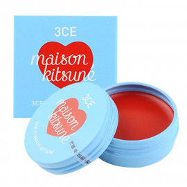 image of 韓國 3CE (3CONCEPT EYES) x Maison Kitsune小狐狸 聯名彩妝 潤色護唇膏 9g #.ROSE SWEETS Korea 3CE (3CONCEPT EYES) x Maison Kitsune Lip Balm 9g #.ROSE SWEETS