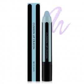 image of 韓國 MISSHA 奶油咬唇膏 乙支入 #.BPK01 Twist Blue(變色款) Korea MISSHA Cushion Lip Crayon #.BPK01 Twist Blue