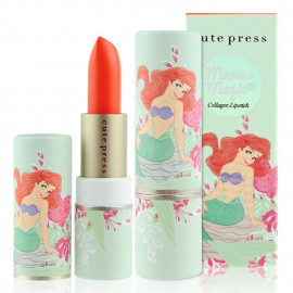 image of 泰國 Cute Press 小美人魚唇膏 3.7g #.01 Silly Sebastian Thailand Cute Press The Little Mermaid Marine Collagen Lipstick 3.7g #.01 Silly Sebastian