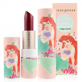 image of 泰國 Cute Press 小美人魚唇膏 3.7g #.05 Evil Ursula Thailand Cute Press The Little Mermaid Marine Collagen Lipstick 3.7g #.05 Evil Ursula