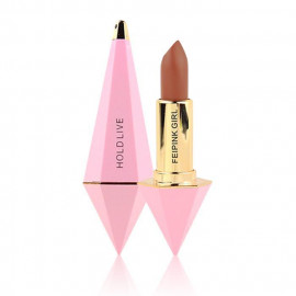 image of 台灣 KIDO 奇朵 絲絨唇膏 3.8g #.05奶茶色 Taiwan KIDO HOLD LIVE Feipink Girl Diamond Lipstick 3.8g #.05 milk brown color