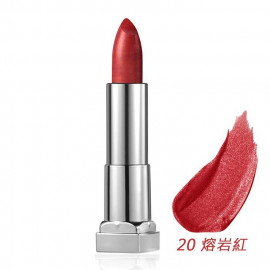 image of MAYBELLINE 媚比琳 極綻色金屬霧光唇膏20熔岩紅 3.9g MAYBELLINE New York Color Sensational Matte Metallic Lipstick 3.9g #20 Hot Lava