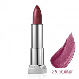 image of MAYBELLINE 媚比琳 極綻色金屬霧光唇膏25火焰紫 3.9g MAYBELLINE New York Color Sensational Matte Metallic Lipstick 3.9g #25 Copper Rose