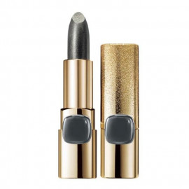 image of LOREAL 巴黎萊雅 金屬星燦唇膏(限量款)太空銀 3.7g L'Oreal Paris Color Riche Metallic Addiction Lipstick 3.7g #Silver Spice
