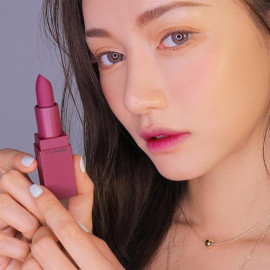 image of 韓國 3CE 春漾霧面絲絨唇膏 3.5g 225 Korea 3CE STYLENANDA Matte Lip Color Supreme Violet Matte Shades 3.5g #225