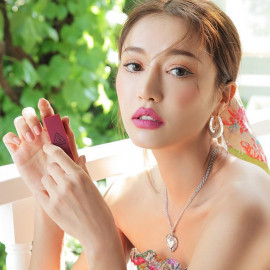 image of 韓國 3CE 春漾霧面絲絨唇膏 3.5g 224 Korea 3CE STYLENANDA Matte Lip Color Supreme Violet Matte Shades 3.5g #224