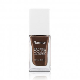 image of 法國 Flormar 漫步義大利 輕羽指甲油05Double espresso 8ml France Flormar Breathing Color Nail Enamel 8ml #05 Double espresso