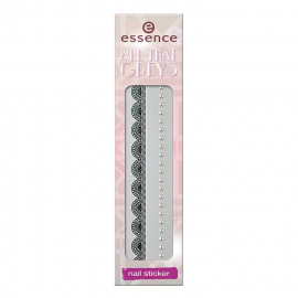 image of 德國 essence 艾森絲 限定復古灰時尚指甲貼紙 Germany essence All That Greys Nail Sticker
