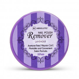 image of NICKA K 妮卡 卸甲棉片32片入 薰衣草香12ml NICKA K New York Nail Polish Remover 32 Pcs 12ml #Lavender