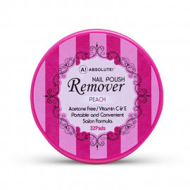image of NICKA K 妮卡 卸甲棉片32片入 蜜桃香12ml NICKA K New York Nail Polish Remover 32 Pcs 12ml #Peach