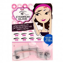 image of 【出清品】Eyebrow Guide 畫眉卡版(共7種眉型) 乙組入 新手必備/眉筆 新手及懶人必備神器 Eyebrow Guide & Eyebrow Pencil