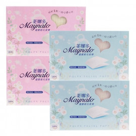image of Maynalo 美娜多 超服貼化妝棉 180枚入╳2盒 Maynalo Pulpy Facial Cotton Pads (180 Pcs*2 Boxes)