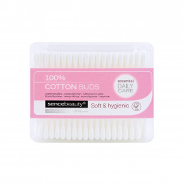 image of 歐洲Sencebeauty 天然棉花棒200pcs(盒裝) Europe Sencebeauty Cotton Buds Soft & Hygienic 200Pcs (BOX)