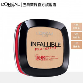 image of LOREAL 巴黎萊雅 油光OUT恆霧蜜粉餅 200健康色9g L'Oreal Paris Infallible Pro-Matte Powder 9g #200 Natural Beige