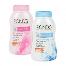 image of 泰國 PONDS 旁氏 魔力控油防曬粉 50g 藍瓶/粉紅瓶 Thailand PONDS Angel Face Face Powder 50g Blue/Pink