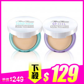 image of Miss Hana 花娜小姐 零油光輕透/超水感親膚蜜粉餅 4g Miss Hana Aqua Moisturizing /Oil Controlling Powder Foundation 4g