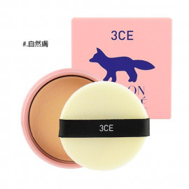 image of 韓國 3CE (3CONCEPT EYES) x Maison Kitsune小狐狸 聯名彩妝 定妝蜜粉餅 4.5g #.自然膚 Korea 3CE (3CONCEPT EYES) x Maison Kitsune Primer Setting Essencial Pressed Powder 4.5g #.Natural Beige