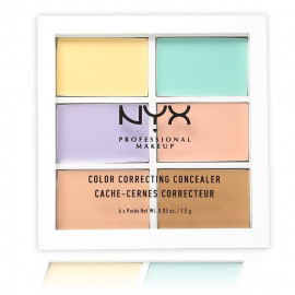 image of 美國 NYX 明星六色遮瑕盤 United States NYX Professional Makeup Color Correcting Concealer Cache-Cernes Correcteur