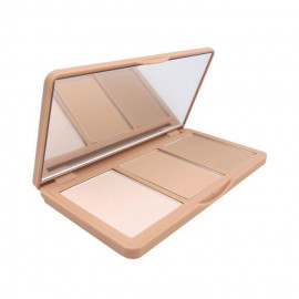 image of 韓國 3CE 三色打亮修容盤 9.3g AUBURN(咖啡粉膚) Korea 3CE Face Contour Tuning Palette 9.3g #AUBURN