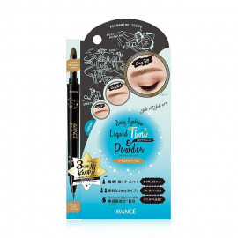 image of 日本 AVANCE 超持色雙效眉液˙眉粉筆 明亮駝 Japan AVANCE 2Way Eyebrow Liquid Tint & Powder #Natural Beige
