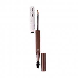 image of 韓國 innisfree 防水墨印雙頭眉筆 2 淺咖 Korea innisfree Powerproof Ink Brow #2 Latte Brown