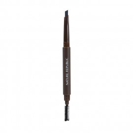 image of 韓國 Nature Republic 立體細緻旋轉式眉筆(附刷) 新版 4 0.3g Korea Nature Republic Eyebrow Pencil #4 0.3g
