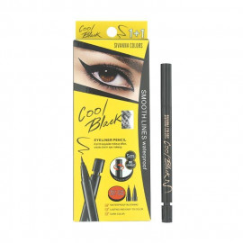 image of Sivanna HF-905 冷酷辣妹超防水油眼線液筆 Sivanna Colors Cool Black Eyeliner Pencil Sivanna HF-905 Smooth Lines Waterproof