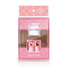 image of Miss Hana 花娜小姐 專業智慧雙孔削筆器 眼線筆筆刨 Miss Hana No-mess Clear Cover/Cleaning Stick Icluded/Dual Sharpener