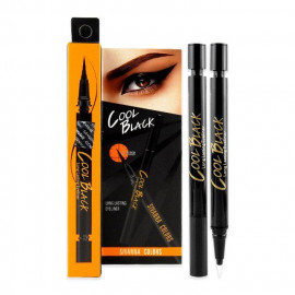 image of Sivanna HF-594薇麗極細長效防水按壓式眼線液筆 0.6g Sivanna Colors Cool Black Long Lasting Eyeliner Sivanna HF-594 0.6g