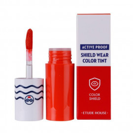image of 韓國 ETUDE HOUSE 防汗絲絨保濕唇彩 OR201 Korea ETUDE HOUSE Active Proof Shield Wear Color Tint #OR201