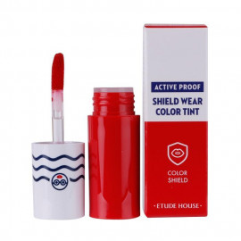 image of 韓國 ETUDE HOUSE 防汗絲絨保濕唇彩 RD301 Korea ETUDE HOUSE Active Proof Shield Wear Color Tint #RD301