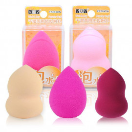 image of 乾濕兩用海綿 水滴粉撲/葫蘆粉撲 乙入 隨機出貨不挑色 Wet & Dry Powder Puff Water Drop/Cucurbit Powder Puff