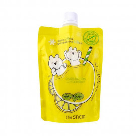 image of 韓國 the saem x 愛跳舞的兔子聯名 冰檸檬身體舒緩凝膠 Korea the saem x Over Action Little Rabbit Ice Lemon Soothing Gel