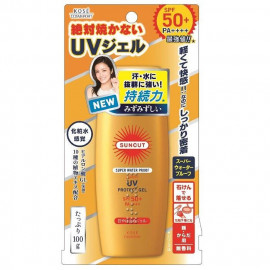 image of KOSE高絲 SUNCUT UV曬可皙 高效防曬隔離凝露(極效防水型) 100g KOSE Cosmeport SUNCUT Super Water Proof Perfect UV Protect Gel 100g
