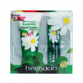 image of Herbacin 德國小甘菊 美唇護手組合(護手霜+護唇膏) #.清爽 Herbacin Kamille Hand Cream + Lip Balm