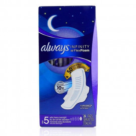 image of always 液體衛生棉 31.7cm 24片裝 夜用款 Always Liquid sanitary napkins 31.7 cm 24 Pcs Night Use
