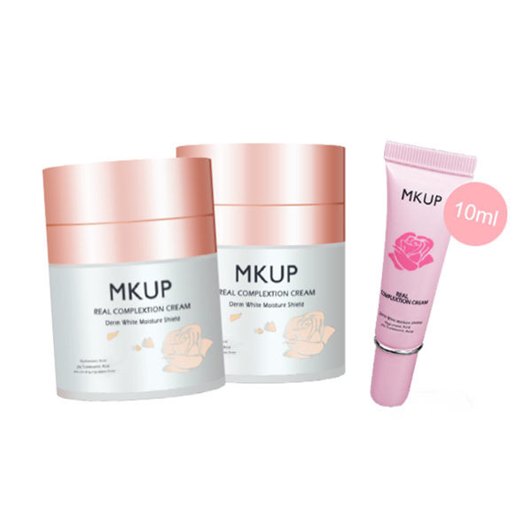 image of MKUP賴床美白素顏霜30ml*2+10ml MKUP 美咖 MKUP whitening cream 30ml*2+10ml MKUP beauty coffee