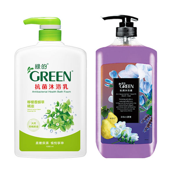 image of 綠的抗菌沐浴乳1000ml(6款任選) Green antibacterial shower gel 1000ml (6 optional)