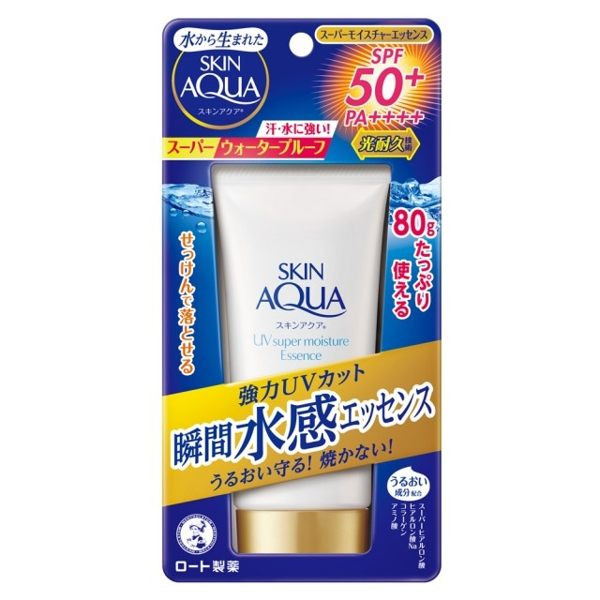 image of 曼秀雷敦水潤肌超保濕水感防曬精華 80g AQUA Moisturizing Super Moisturizing Sunscreen Essence 80g